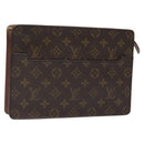 LOUIS VUITTON Monogram Pochette Homme Clutch Bag M51795 LV Auth 116794-1