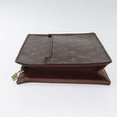 LOUIS VUITTON Monogram Pochette Homme Clutch Bag M51795 LV Auth 116794-4