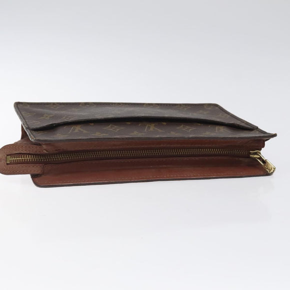 LOUIS VUITTON Monogram Pochette Homme Clutch Bag M51795 LV Auth 116794