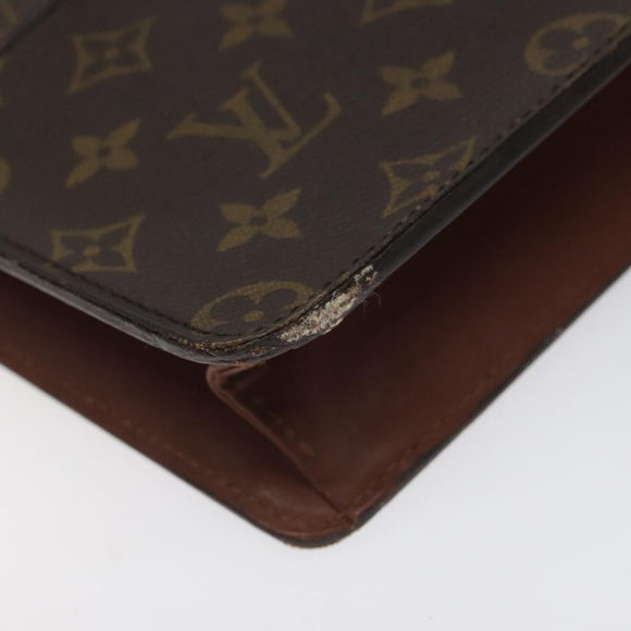 LOUIS VUITTON Monogram Pochette Homme Clutch Bag M51795 LV Auth 116794