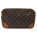 LOUIS VUITTON Monogram Compiegne 28 Clutch Bag M51845 LV Auth 116800-2