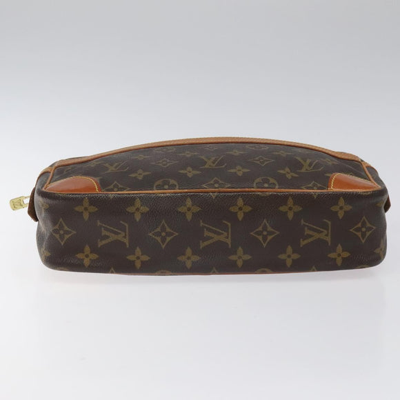LOUIS VUITTON Monogram Compiegne 28 Clutch Bag M51845 LV Auth 116800