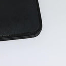 Christian Dior Honeycomb Canvas Chain Shoulder Bag Black Gold Auth 116807-17