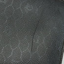 Christian Dior Honeycomb Canvas Chain Shoulder Bag Black Gold Auth 116807-15