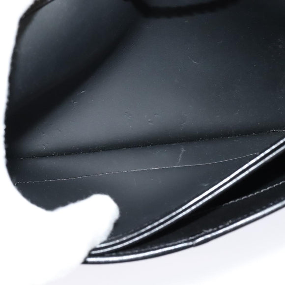 Christian Dior Honeycomb Canvas Chain Shoulder Bag Black Gold Auth 116807