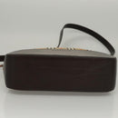 BURBERRY Nova Check Shoulder Bag Canvas Beige Brown gold Auth 116812-6