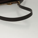 BURBERRY Nova Check Shoulder Bag Canvas Beige Brown gold Auth 116812-8