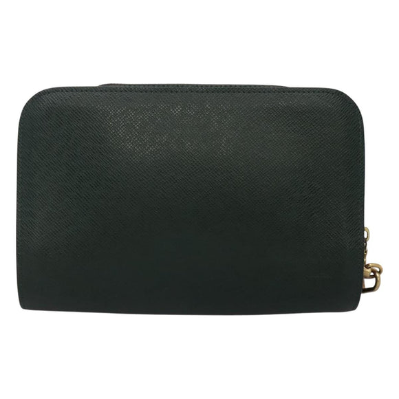 LOUIS VUITTON Taiga Baikal Clutch Bag Epicea M30184 LV Auth 116827