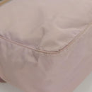 PRADA Shoulder Bag Nylon Pink Gray Silver Auth 116830-16