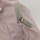 PRADA Shoulder Bag Nylon Pink Gray Silver Auth 116830-20