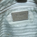 PRADA Shoulder Bag Nylon Pink Gray Silver Auth 116830-21