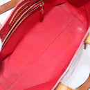 LOUIS VUITTON Monogram Vernis Reade PM Hand Bag Red Rouge M91088 LV Auth 116831-11