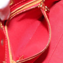 LOUIS VUITTON Monogram Vernis Reade PM Hand Bag Red Rouge M91088 LV Auth 116831-20