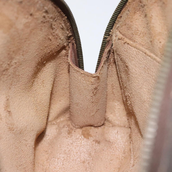 LOUIS VUITTON Monogram Trousse Demi Ronde Cosmetic Pouch M47520 LV Auth 116838