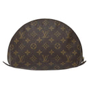 LOUIS VUITTON Monogram Trousse Demi Ronde Cosmetic Pouch M47520 LV Auth 116838-2