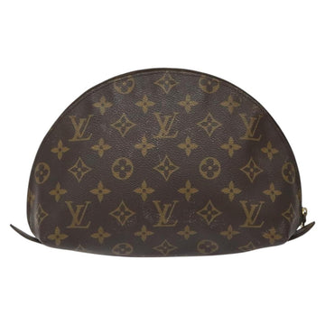 LOUIS VUITTON Monogram Trousse Demi Ronde Cosmetic Pouch M47520 LV Auth 116838 - 0