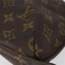 LOUIS VUITTON Monogram Trousse Demi Ronde Cosmetic Pouch M47520 LV Auth 116838-7