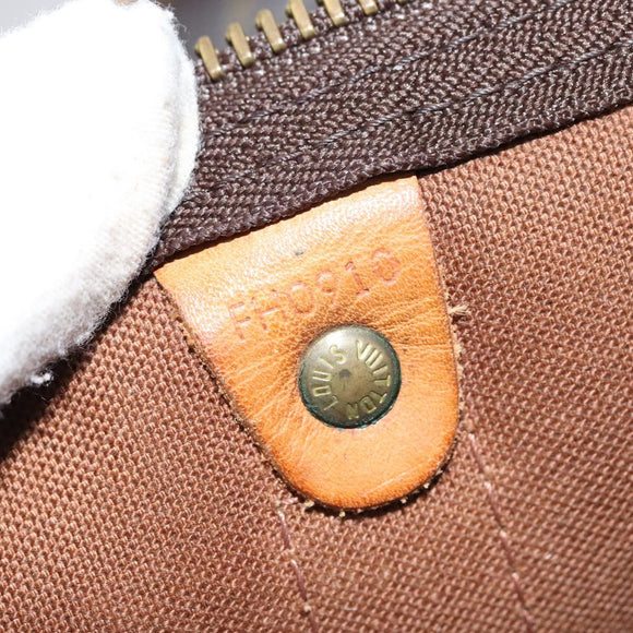 LOUIS VUITTON Monogram Keepall 60 Boston Bag M41422 LV Auth 116854