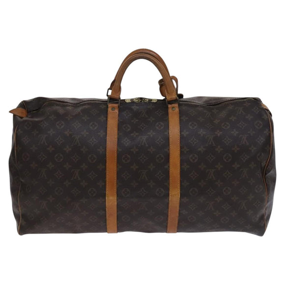 LOUIS VUITTON Monogram Keepall 60 Boston Bag M41422 LV Auth 116854