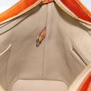 LOUIS VUITTON Monogram Vernis Houston Hand Bag Beige M91004 LV Auth 116856-20