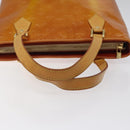 LOUIS VUITTON Monogram Vernis Houston Hand Bag Beige M91004 LV Auth 116856-7