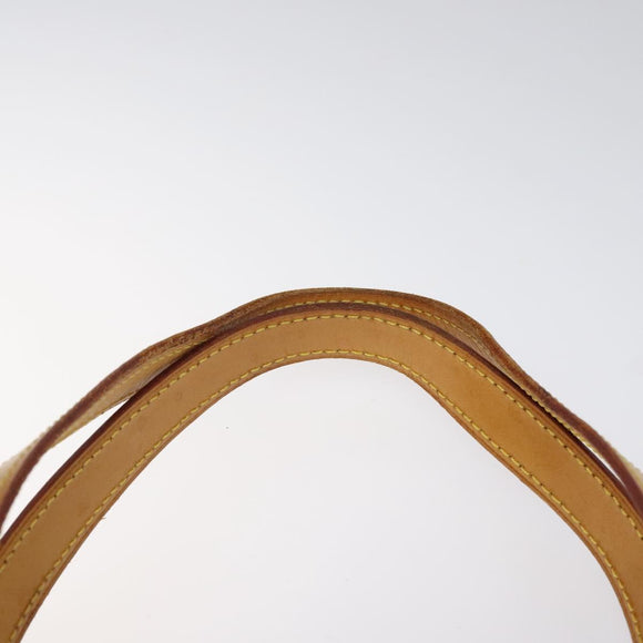 LOUIS VUITTON Monogram Vernis Houston Hand Bag Beige M91004 LV Auth 116856