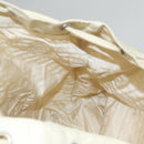 PRADA Backpack Nylon Cream Silver Auth 116860-32