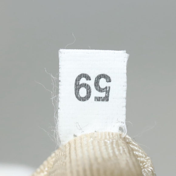 PRADA Backpack Nylon Cream Silver Auth 116860