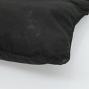 PRADA Shoulder Bag Nylon Black Silver Auth 116863-8