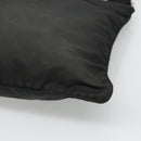 PRADA Shoulder Bag Nylon Black Silver Auth 116863-16