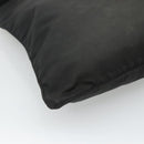 PRADA Shoulder Bag Nylon Black Silver Auth 116863-17