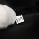 PRADA Shoulder Bag Nylon Black Silver Auth 116863-12