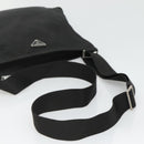 PRADA Shoulder Bag Nylon Black Silver Auth 116863-7