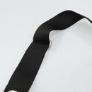 PRADA Shoulder Bag Nylon Black Silver Auth 116863-14