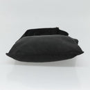 PRADA Shoulder Bag Nylon Black Silver Auth 116863-5