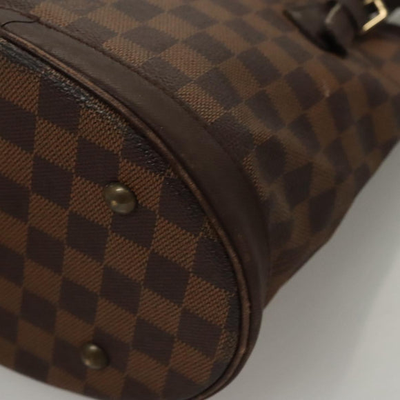 LOUIS VUITTON Damier Ebene Marais Shoulder Bag N42240 LV Auth 116866