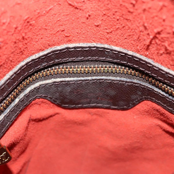 LOUIS VUITTON Damier Ebene Marais Shoulder Bag N42240 LV Auth 116866