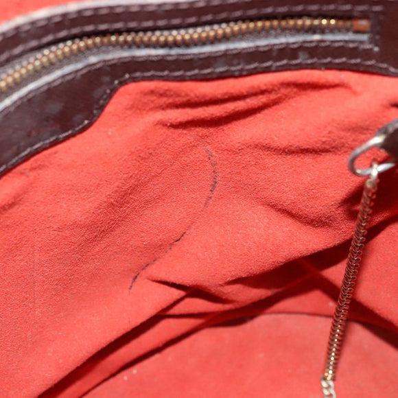 LOUIS VUITTON Damier Ebene Marais Shoulder Bag N42240 LV Auth 116866