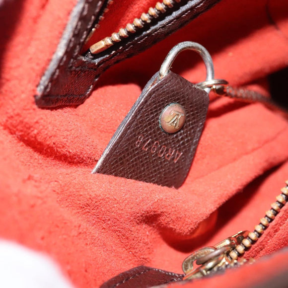 LOUIS VUITTON Damier Ebene Marais Shoulder Bag N42240 LV Auth 116866