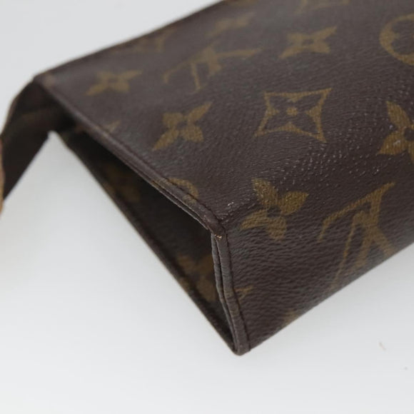 LOUIS VUITTON Monogram Posh Toilette 15 Pouch M47546 LV Auth 116887