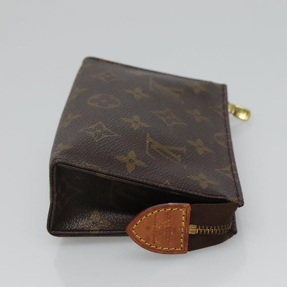 LOUIS VUITTON Monogram Posh Toilette 15 Pouch M47546 LV Auth 116887
