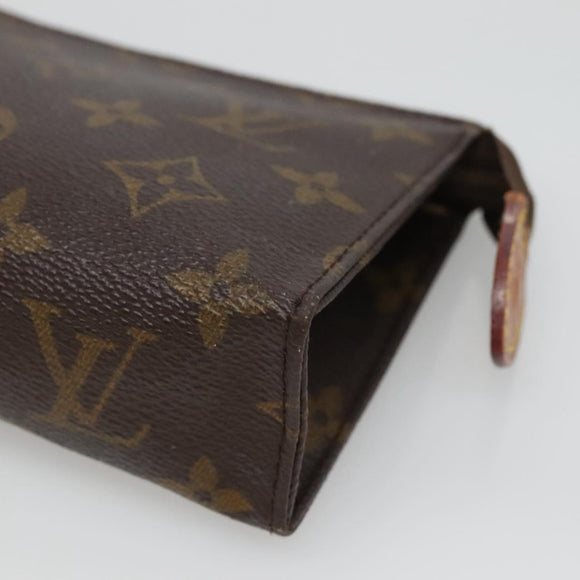 LOUIS VUITTON Monogram Posh Toilette 15 Pouch M47546 LV Auth 116887
