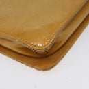 LOUIS VUITTON Monogram Vernis Lexington Accessory Pouch Beige M91010 Auth 116900-14