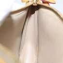LOUIS VUITTON Monogram Vernis Lexington Accessory Pouch Beige M91010 Auth 116900-18