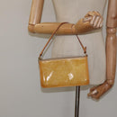 LOUIS VUITTON Monogram Vernis Lexington Accessory Pouch Beige M91010 Auth 116900-20