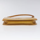 LOUIS VUITTON Monogram Vernis Lexington Accessory Pouch Beige M91010 Auth 116900-5