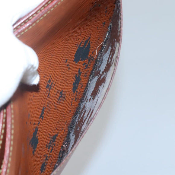 LOUIS VUITTON Epi Pochette Homme Clutch Bag Zipangu Gold M52528 LV Auth 116908