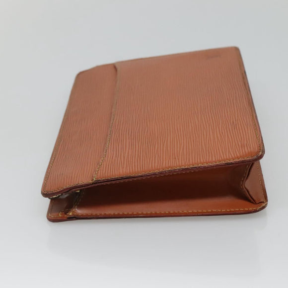 LOUIS VUITTON Epi Pochette Homme Clutch Bag Zipangu Gold M52528 LV Auth 116908