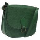 LOUIS VUITTON Epi Saint Cloud GM Shoulder Bag Green M52194 LV Auth 116909-1