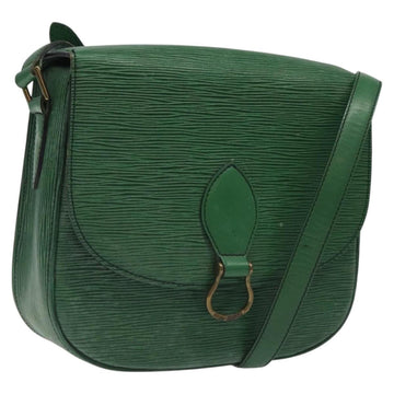 LOUIS VUITTON Epi Saint Cloud GM Shoulder Bag Green M52194 LV Auth 116909
